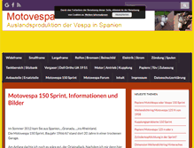Tablet Screenshot of motovespa.info